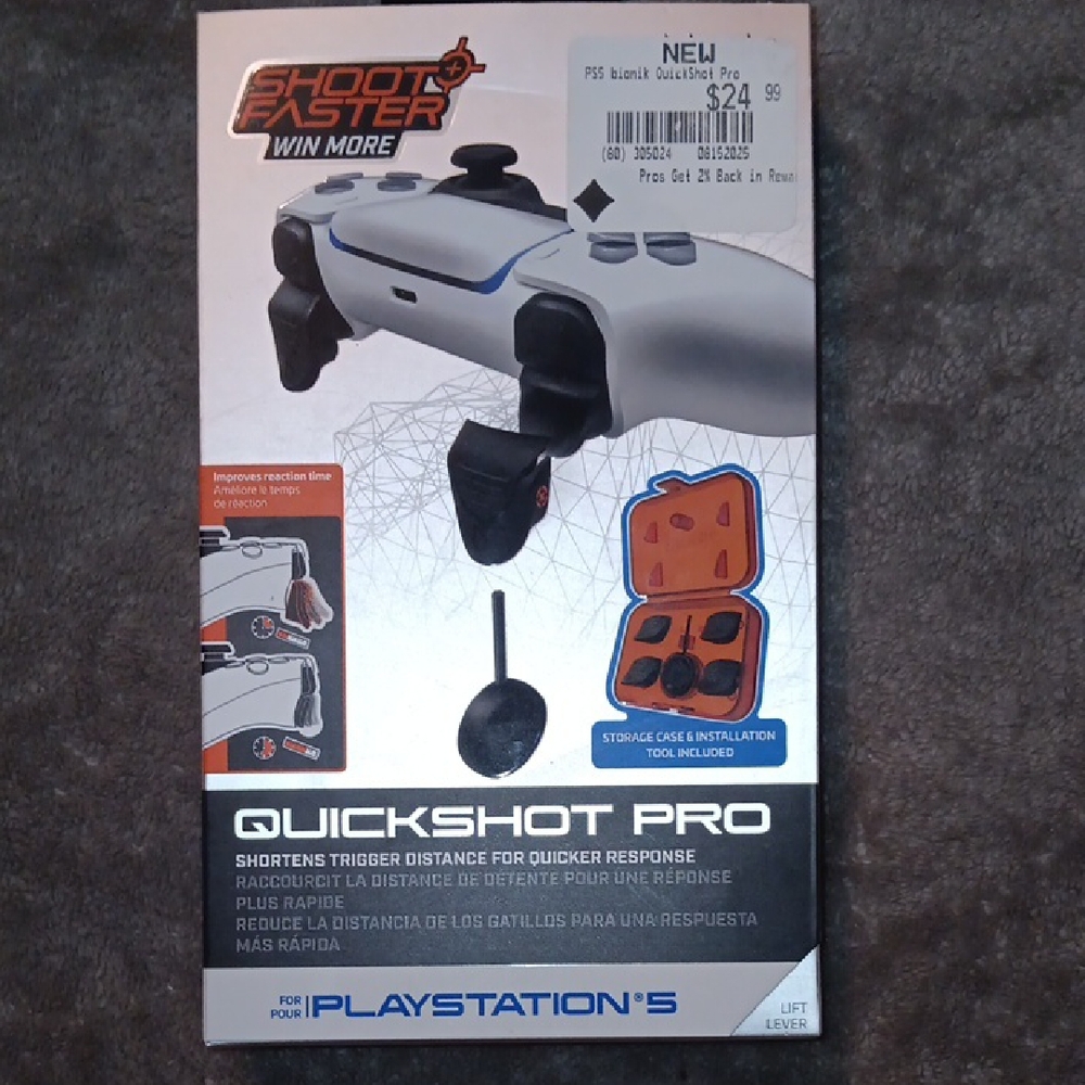 QuickShot Pro for PlayStation 5